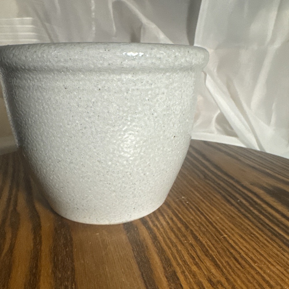 1995 Eldreth Salt Glaze Angel Crock Planter Pot - Picture 6 of 10